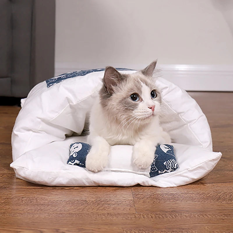 Winter Warm Cat Sleeping Bag Deep Sleep