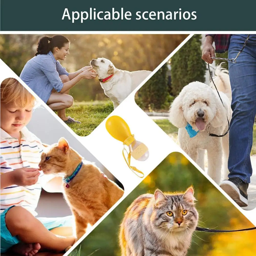 Portable Pets Water Dispenser With Bowl Leak-Proof