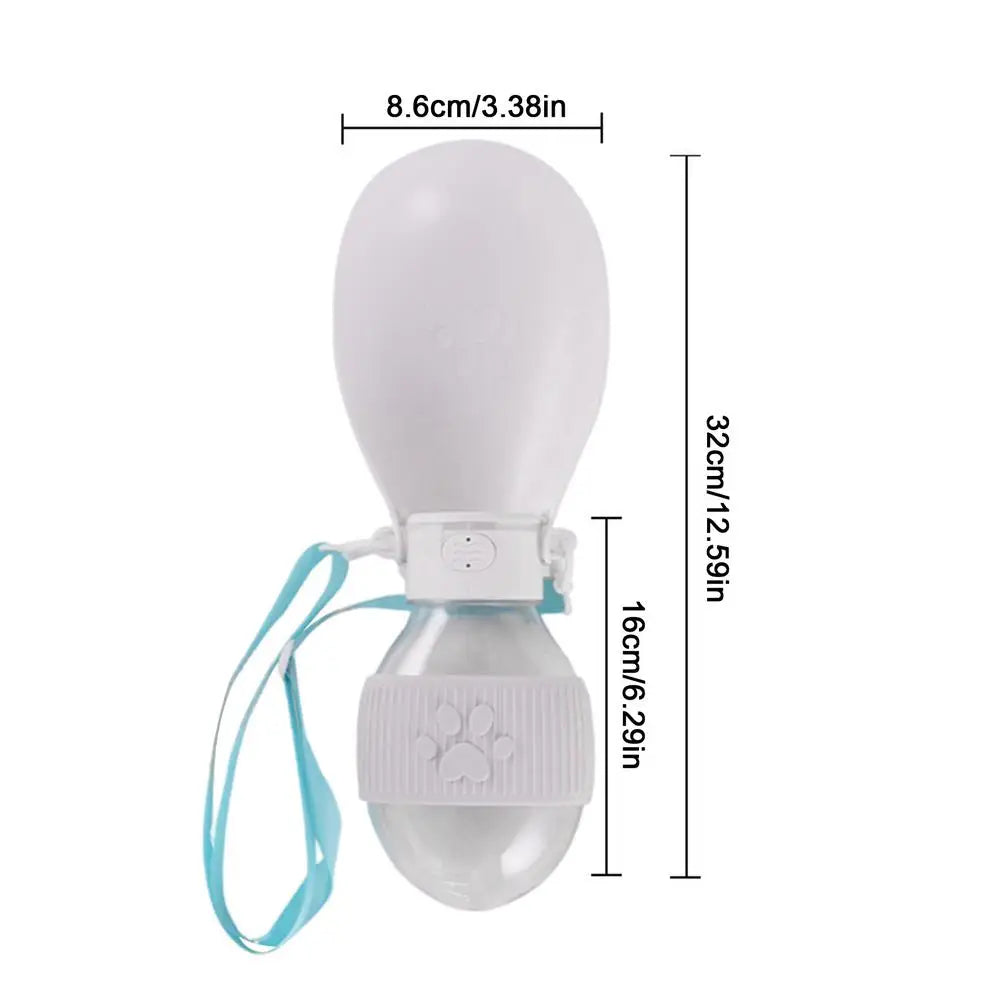 Portable Pets Water Dispenser With Bowl Leak-Proof