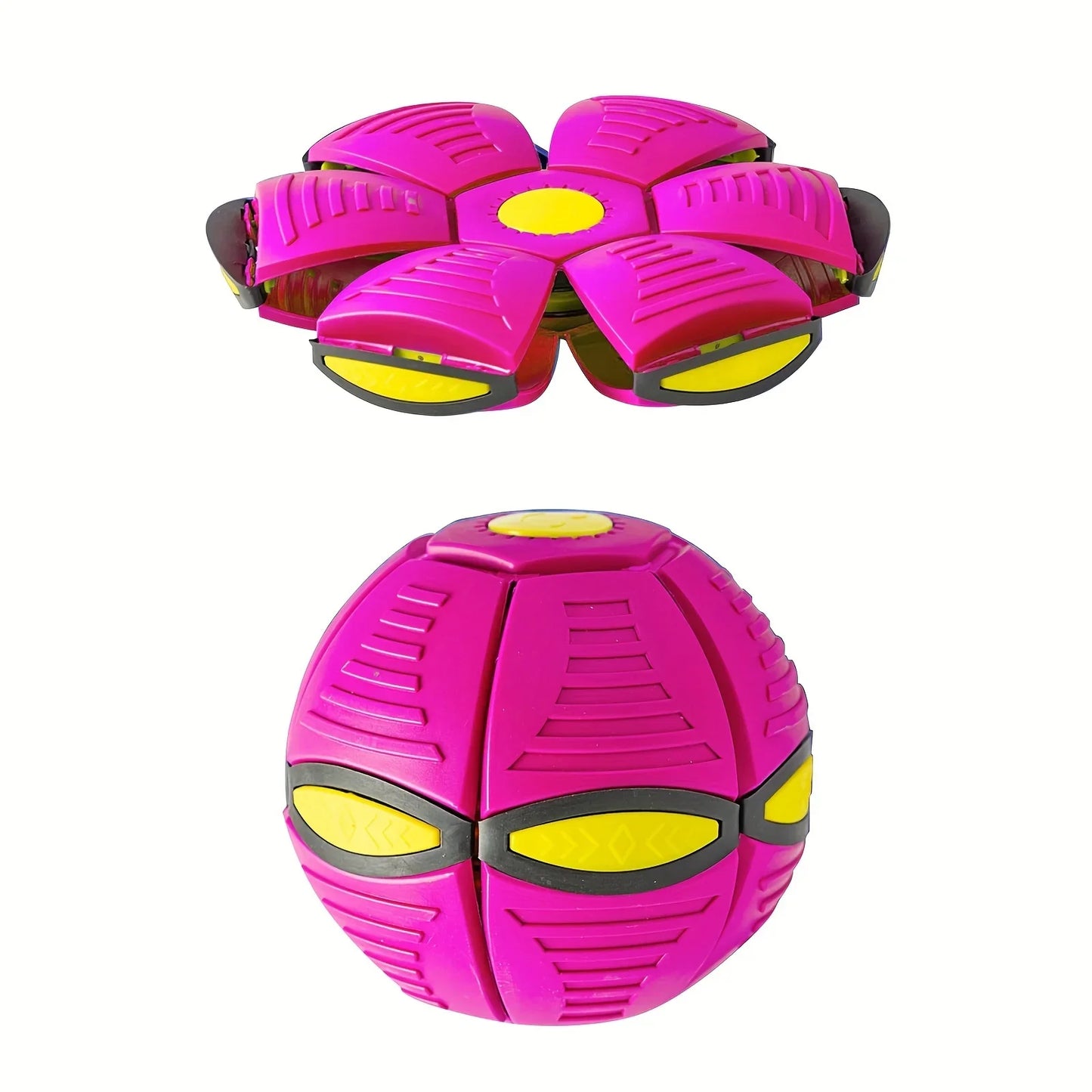 Elastic Flying Saucer Bouncing Ball