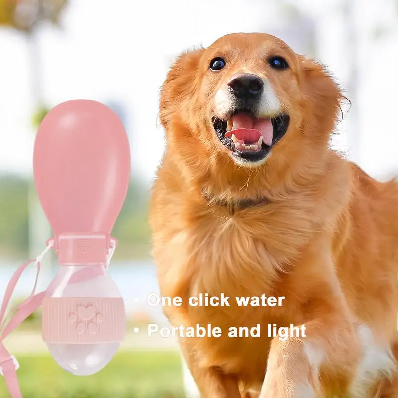 Portable Pets Water Dispenser With Bowl Leak-Proof