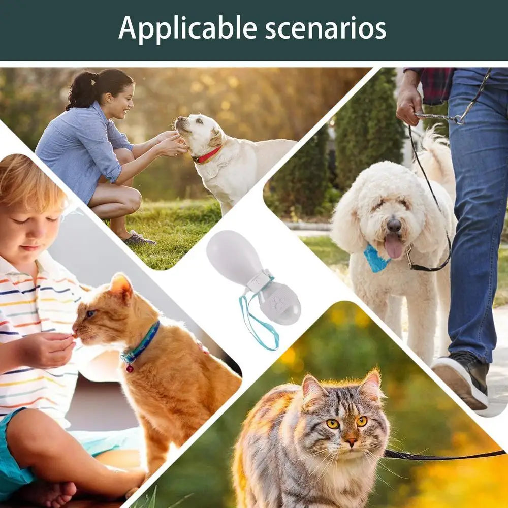 Portable Pets Water Dispenser With Bowl Leak-Proof