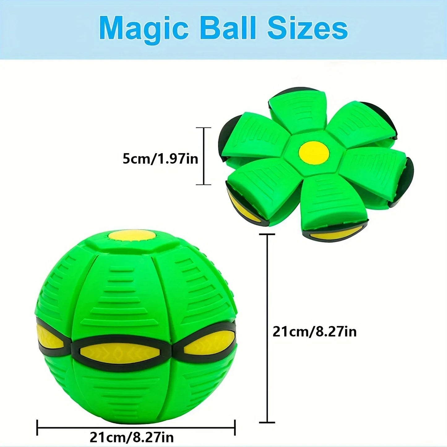 Elastic Flying Saucer Bouncing Ball