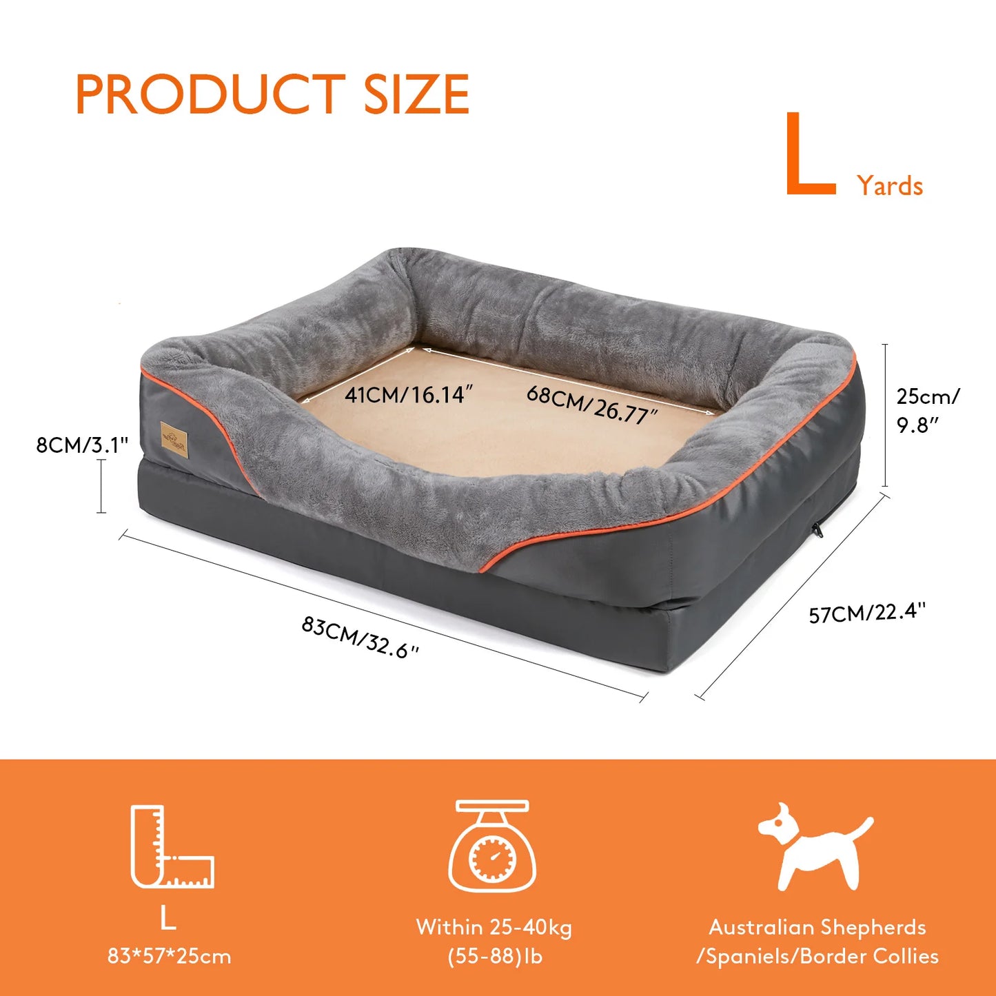 Winter Warm Waterproof Mattress Pet Dog Bed