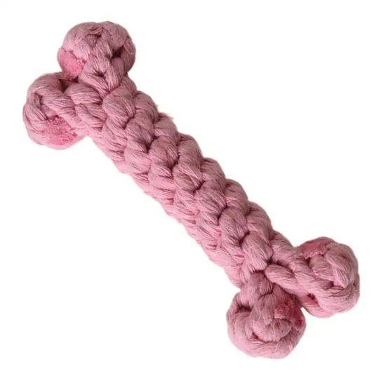 Pet Soft Cotton Bone Teeth Cleaning Toy